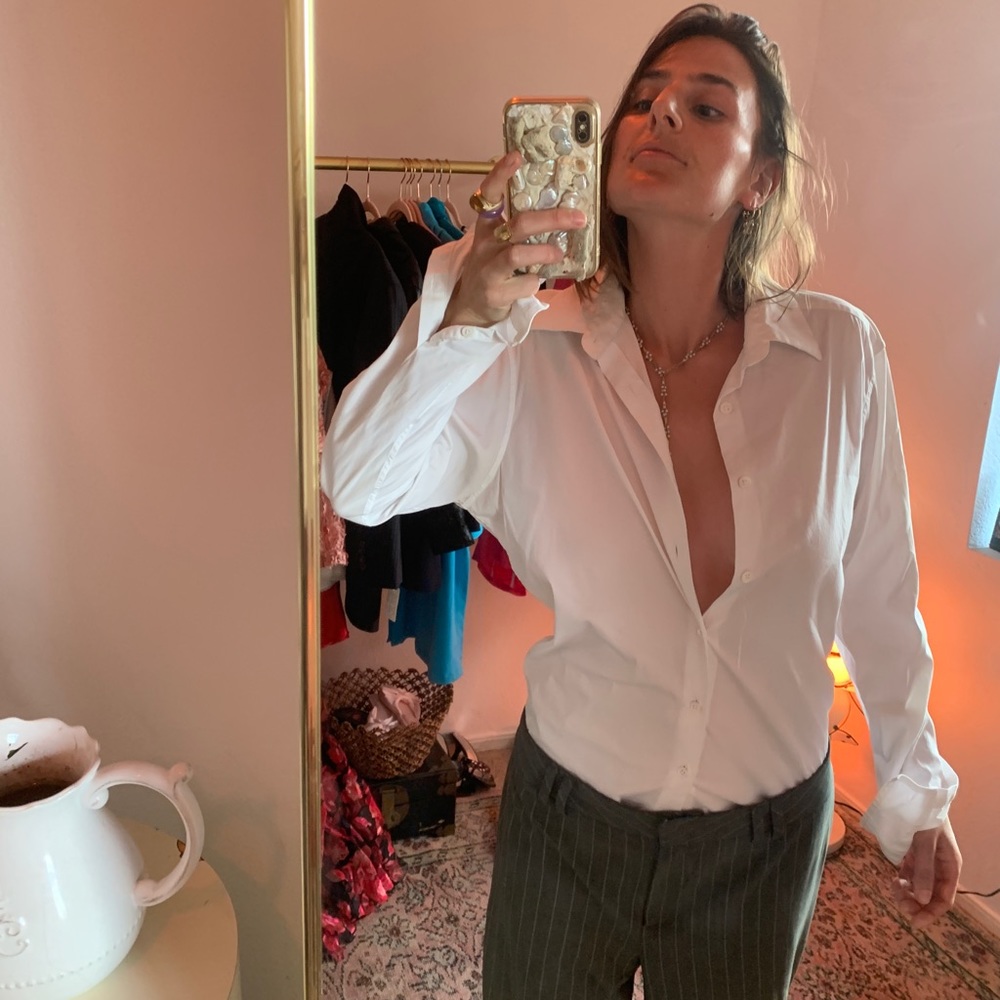 White Theory Button Up - image 8